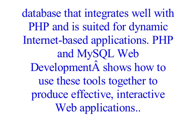 Php And Mysql Web Development 5th Edition Pdf Free Download